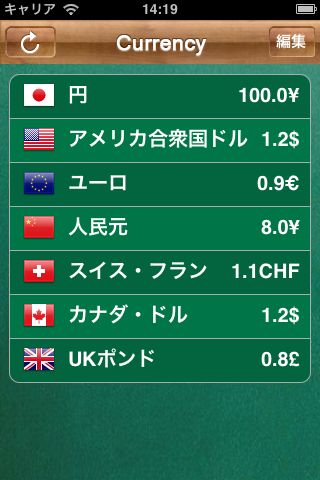 両替ルート計算無料版スクリーンショット