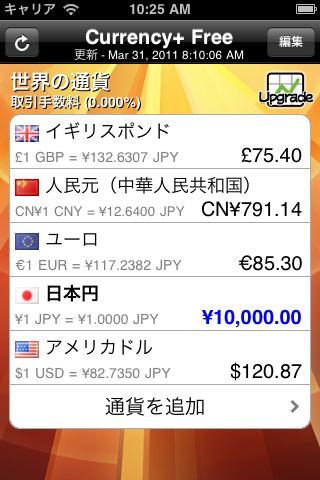 Currency+ Free (Currency Exchange Rates Converter)スクリーンショット