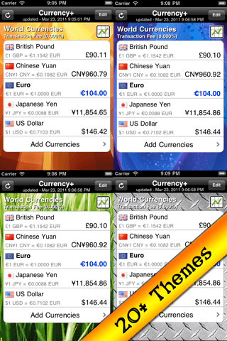 Currency+ Free (Currency Exchange Rates Converter)スクリーンショット