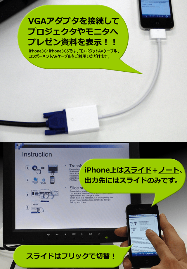 即プレゼンスクリーンショット