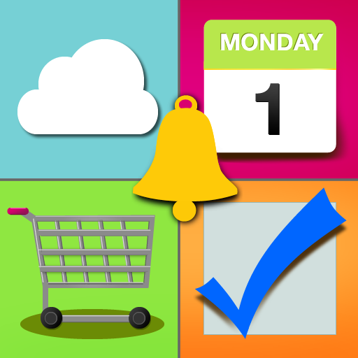 Organizer:ToDo+Cal+Grocery Lists+Alerts