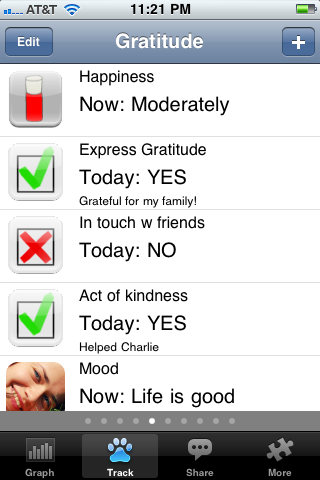 Track & Share LITE (Universal Life Management, Journal, Todo)スクリーンショット