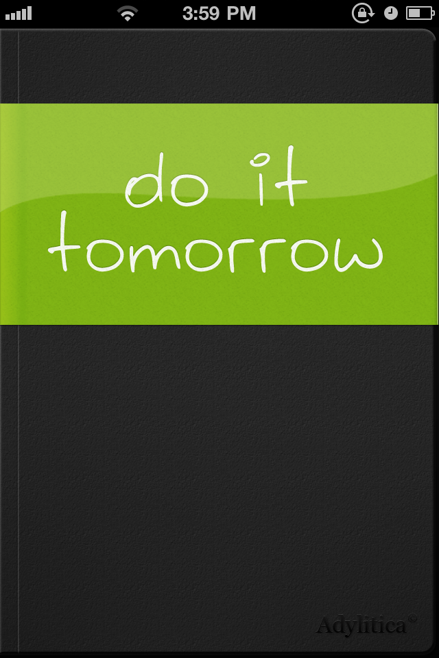 Do it (Tomorrow) HDスクリーンショット
