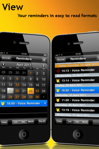 Voice Reminders! (Remember to do everything – VoCal – The Voice Calendar)スクリーンショット