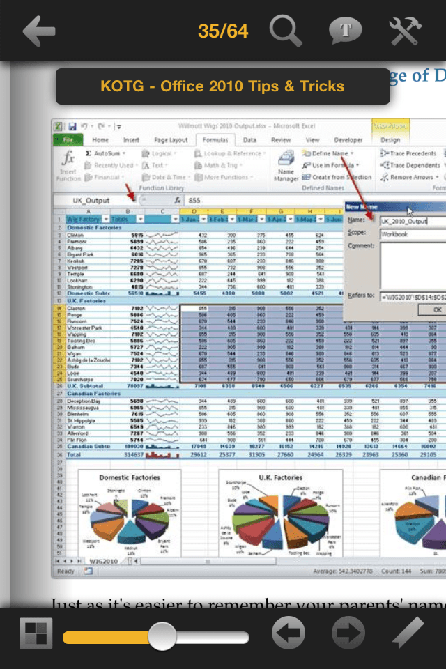 Microsoft Office 2010 Professional Handbookスクリーンショット