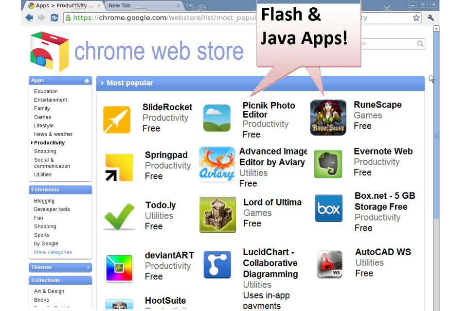 Office, Flash & JAVA w/Chrome browser, PDF Reader on a Virtual PC – AlwaysOnPC iPhone Editionスクリーンショット