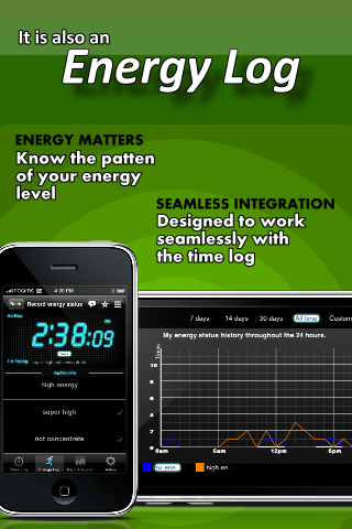 More than Time Log – easy time tracking for everyoneスクリーンショット