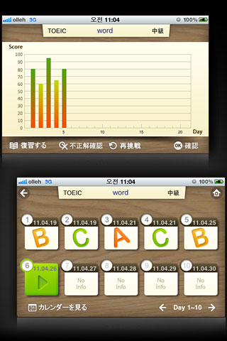 ワードスケッチ TOEIC®テストスクリーンショット