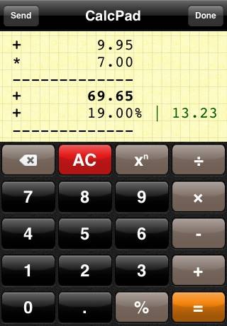 CalcPad 電卓 Calculatorスクリーンショット