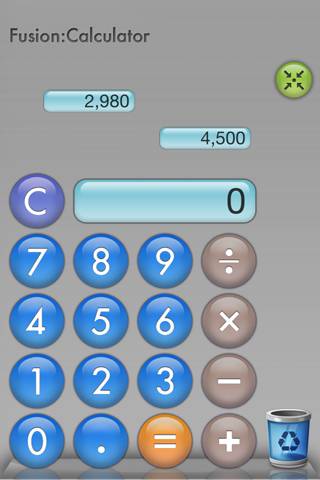 Fusion Calculator Liteスクリーンショット