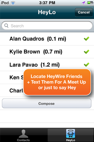 HeyWire Free Texting 45+ Countries, Facebook Chat, Twitter & IMスクリーンショット