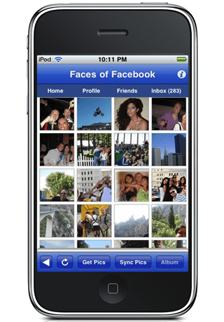 Easy Download for Facebook, download Profile Pictures to your iPhone and Sync your Contacts Photos, aka Faces of Facebookスクリーンショット