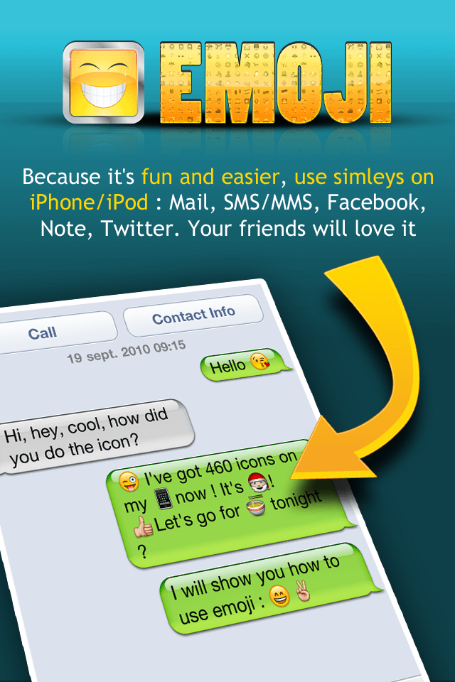 Emoji SMS, Facebook & Email FREEスクリーンショット
