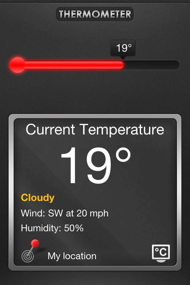 温度計 & 天気スクリーンショット