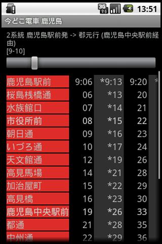 今どこ電車 鹿児島スクリーンショット