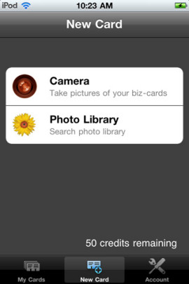 BizCardArmyスクリーンショット