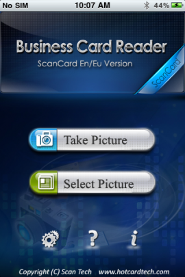 ScanCard – Business Card Scanner (European Version)スクリーンショット