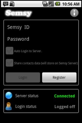 Semsy – PCブラウザーからのSMS送受信アプリスクリーンショット