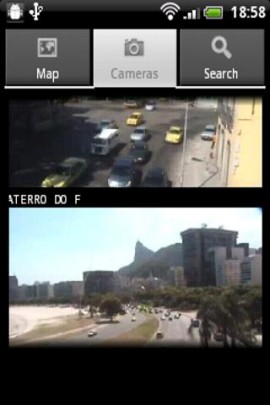 ブラジル交通カメラスクリーンショット