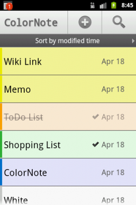 ColorNote カラーノート メモ帳 ノートスクリーンショット