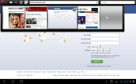 Opera Mini ウェブブラウザスクリーンショット
