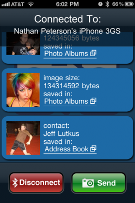 Bluetooth Photo Shareスクリーンショット