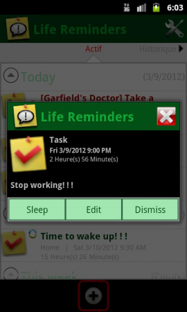 Life Remindersスクリーンショット