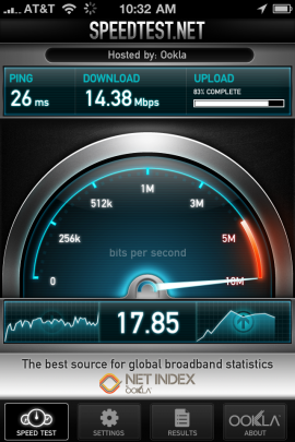 Speedtest.net Mobile Speed Testスクリーンショット