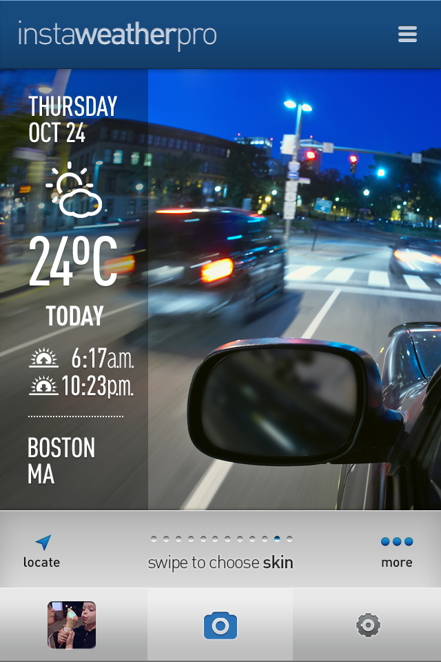 InstaWeather Freeスクリーンショット