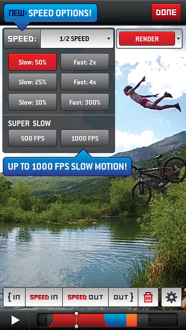 SloPro – 1000fps Slow Motion Videoスクリーンショット