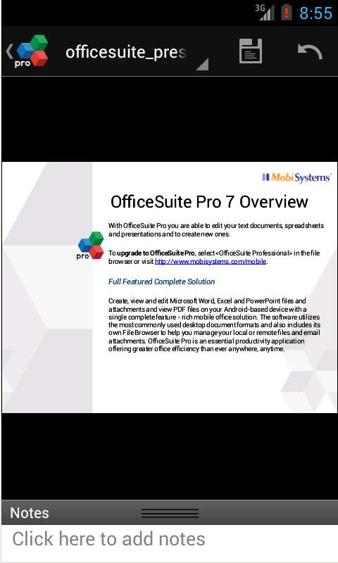 OfficeSuiteのプロ7 +（PDF＆HD）スクリーンショット