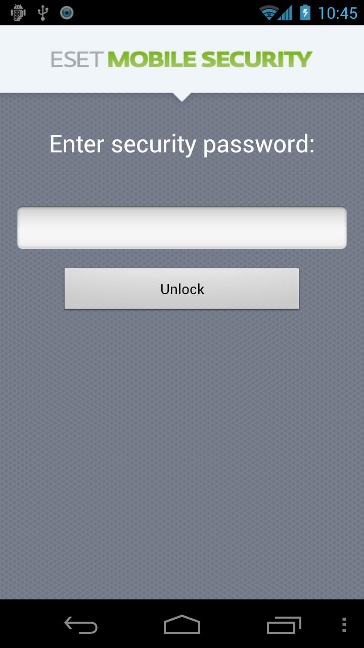 ESET Mobile Secuirtyスクリーンショット