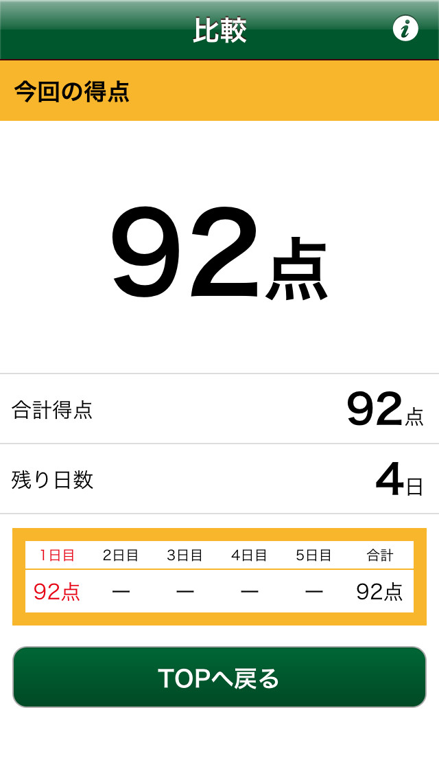 腰痛診断　個別改善プログラムスクリーンショット