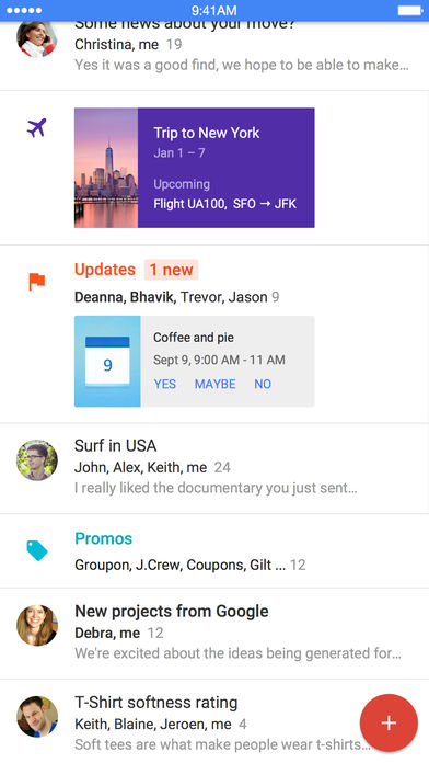 Inbox by Gmailスクリーンショット