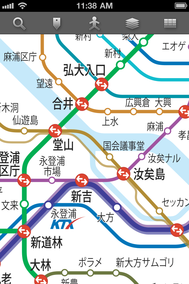 韓国地下鉄路線図 – Jihachulスクリーンショット