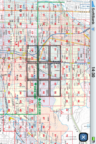 京都マップ -エリア別京都住宅地図-スクリーンショット