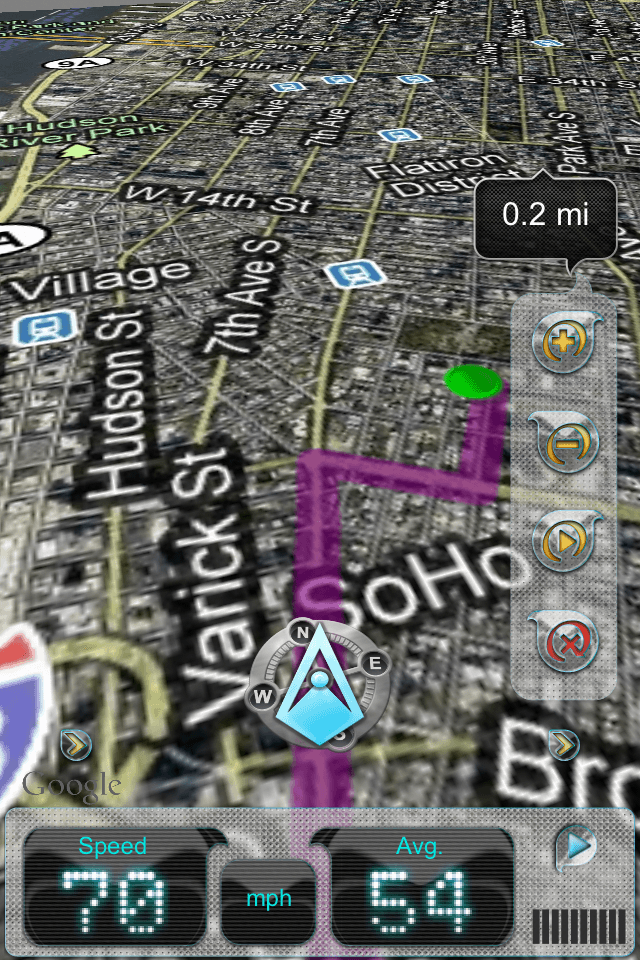 iWay GPS Navigation – Free Editionスクリーンショット