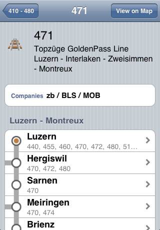 Swiss Railway Mapスクリーンショット