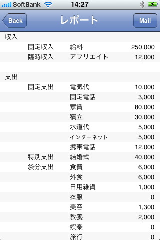 袋分家計簿 Proスクリーンショット