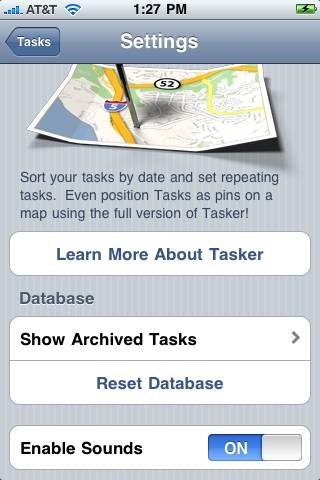 Tasker Lite – シンプルなタスク管理アプリケーションスクリーンショット